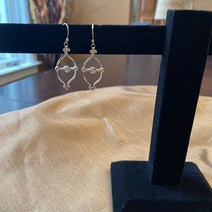 Silpada W2401 Sterling Silver and Cubic Zirconia Earrings